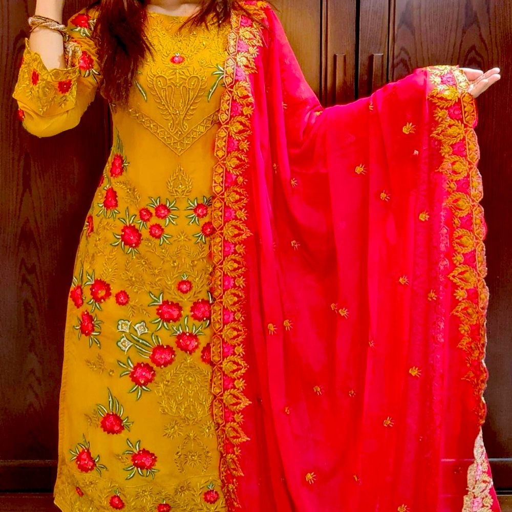 Indian Pakistani Embroidery salwar Kameez suit